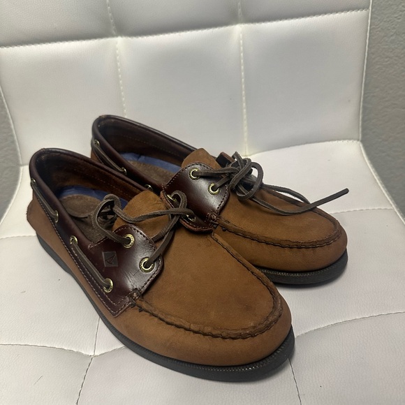 Sperry Other - Brown Leather Boat Shoes